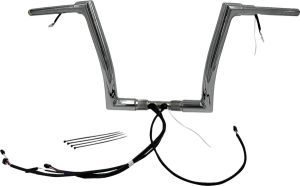 Plug & Play Ez Install 1-1/2(r) Flat Top Handlebar Kit Silver