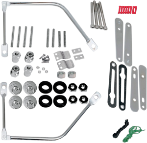 S4 Quick-disconnect Saddlebag Mounting Kit For Harley Silver