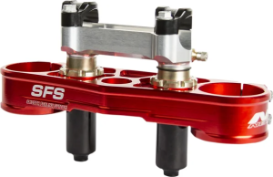 NEKEN Sfs Spring Top Clamps Red, Anodized , 2, nordicamoto.ro