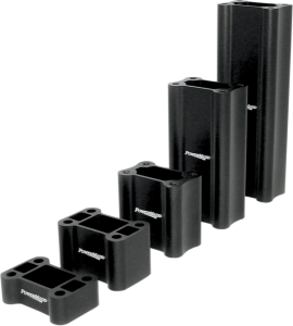 Universal Pivoting Handlebar Riser System Black
