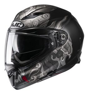 Casca HJC F70 Spector Negru Alb M, 4, nordicamoto.ro
