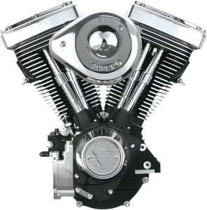 V80 Complete Assembled Engine Black