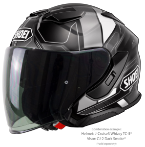 SHOEI J-CRUISE3 WHIZZY TC-5 fúvóka sisak, fekete/szürke, M-es méret, 2, nordicamoto.ro
