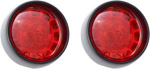 Probeam® Bullet Bezel Rear Led Turn Signal Inserts Black, 1, nordicamoto.ro