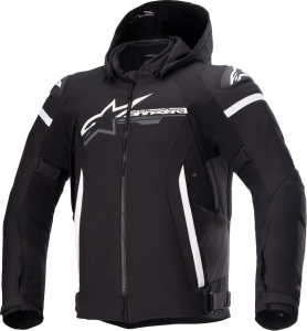 Alpinestars Zaca vízálló motoros dzseki, fekete/fehér