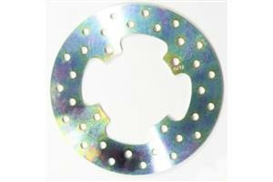 Round D-series Fixed Offroad Brake Rotor Gold, Polished Steel, Stainless Steel, Zinc