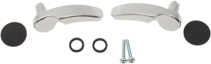 Replacement Saddlebag Lid Handle Kit Silver, 1, nordicamoto.ro
