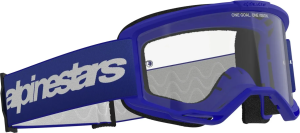Motorkerékpáros szemüveg, Alpinestars Vision 3 Wordmark Blue szemüveg, nordicamoto.ro