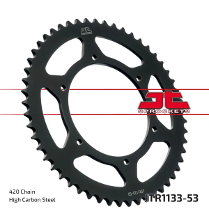 JT SPROCKETS hátsó lánckerék, természetes színű , nordicamoto.ro