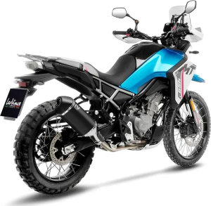 LeoVince LV-14 Black Edition Slip-On kipufogórendszer a CFMOTO 450MT-hez, 4, nordicamoto.ro