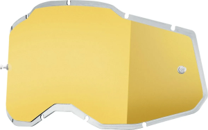 100% Accuri 2/Racecraft 2/Strata 2 Injected Mirror Gold szemüveglencse