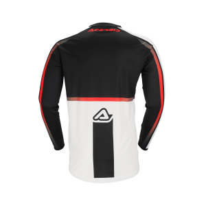 Acerbis Linear Lugo póló, fehér/fekete, L-es méret, 3, nordicamoto.ro