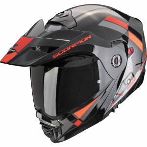 SCORPION ADX-2 GALANE felhajtható túra-/kalandmotoros sisak, matt fekete/ezüst, XS méret, 5, nordicamoto.ro