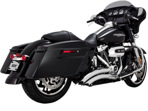 Big Radius Exhaust System Chrome, 4, nordicamoto.ro