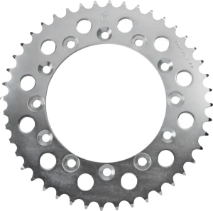JT SPROCKETS Acél hátsó lánckerék, természetes színű 