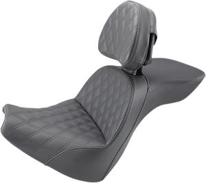 Explorer Lattice Stitch Seat Black, 1, nordicamoto.ro