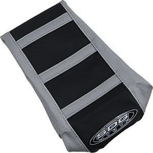 6-rib Gripper Seat Cover Black, Gray, 1, nordicamoto.ro