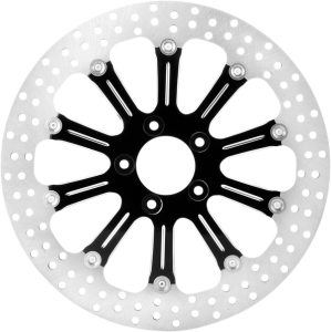 Two-piece Brake Rotor Black, Silver, Matte, 1, nordicamoto.ro