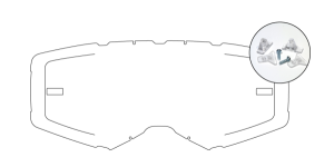 Airscreen Aero EX lencse – piros, 5, nordicamoto.ro