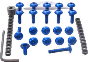 Fairing Bolt Kit For Bmw Blue