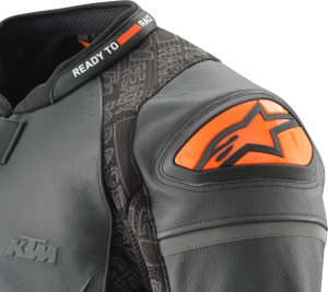 KTM HELICAL fekete bőrdzseki, 54-es méret, 4, nordicamoto.ro