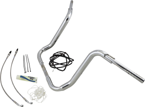 1-1/2(r) Ez Install Rounded Top Handlebar Kit Silver