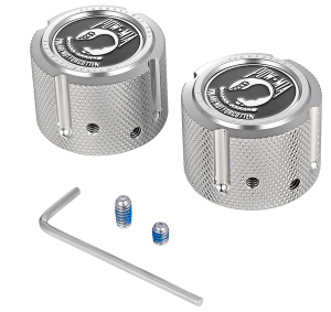Front Axle Nut Cover Silver