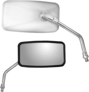 Stainless Steel Rectangular Mirror Silver