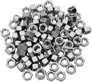 Hex Nuts Silver, 2, nordicamoto.ro