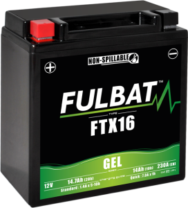 Fulbat FTX16 12 V 14,7 A Moto gél akkumulátor