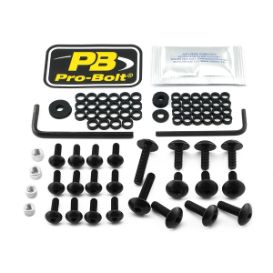 Fairing Bolt Kit For Kawasaki Black
