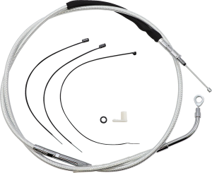 High-efficiency Braided Sterling Chromite Ii® Clutch Cable Silver