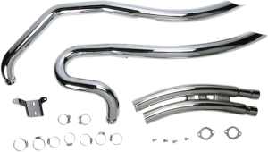 Speedster Swept Exhaust System Black, 2, nordicamoto.ro