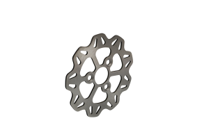 Vee-series Scooter Brake Rotor Silver, Stainless Steel