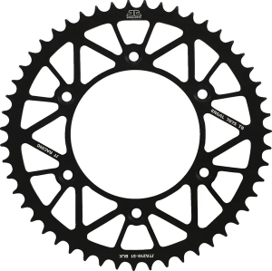 JT SPROCKETS hátsó lánckerék, fekete , nordicamoto.ro