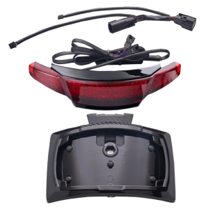 Latitude Tail Light & License Plate Holder With Lightstrike Amber, Red, 2, nordicamoto.ro