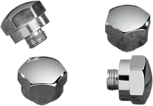 Rocker Shaft End Plugs Silver