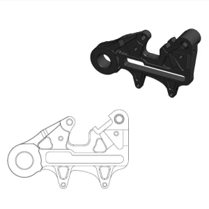 MOTO-MASTER Mx-offroad adaptertartók, fekete 