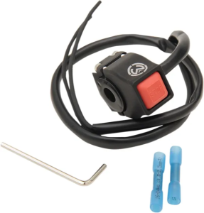 MOOSE RACING Billet Kill Switch Black, Red, 1, nordicamoto.ro