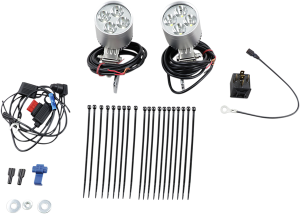 51mm (2(r)) Led Driving Light Kit Silver, 1, nordicamoto.ro