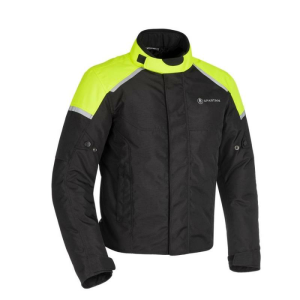 Spartan Oxford vízálló kabát, fekete/sárga, L, 1, nordicamoto.ro