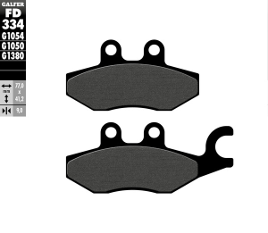 Semi-metallic Brake Pads