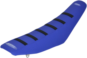 6-rib Gripper Seat Cover Blue, 2, nordicamoto.ro