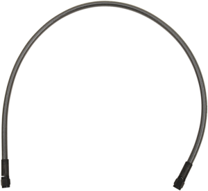 Braided Dot Universal Abs Brake Line Black, Black Pearl