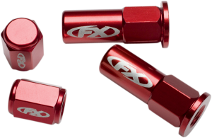Valve Cap/rim Lock Kits Anodized, Red, 2, nordicamoto.ro