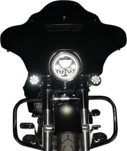 Trubeam® Led Headlamps Chrome, 1, nordicamoto.ro