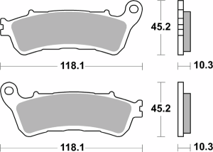 Sintered Brake Pads, 1, nordicamoto.ro