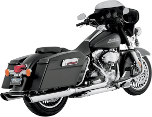 Twin Slash Slip-on Muffler Chrome 