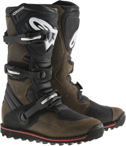 Női motoros csizma, Alpinestars Tech-T csizma, barna/fekete, nordicamoto.ro