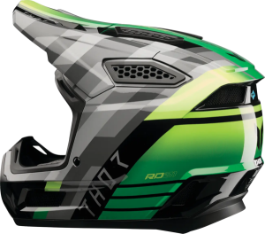 Thor Fleet Camber sisak – Negru/Verde (fekete/zöld), XL, 4, nordicamoto.ro